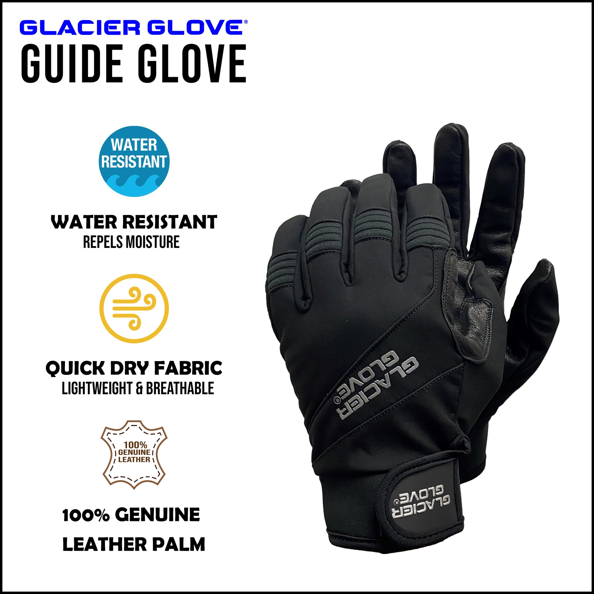 The Guide Glove is designed with a focus on protection and performance. Its durability and functionality combined with dexterity and comfort makes this glove the perfect choice for rugged outdoor environments.
