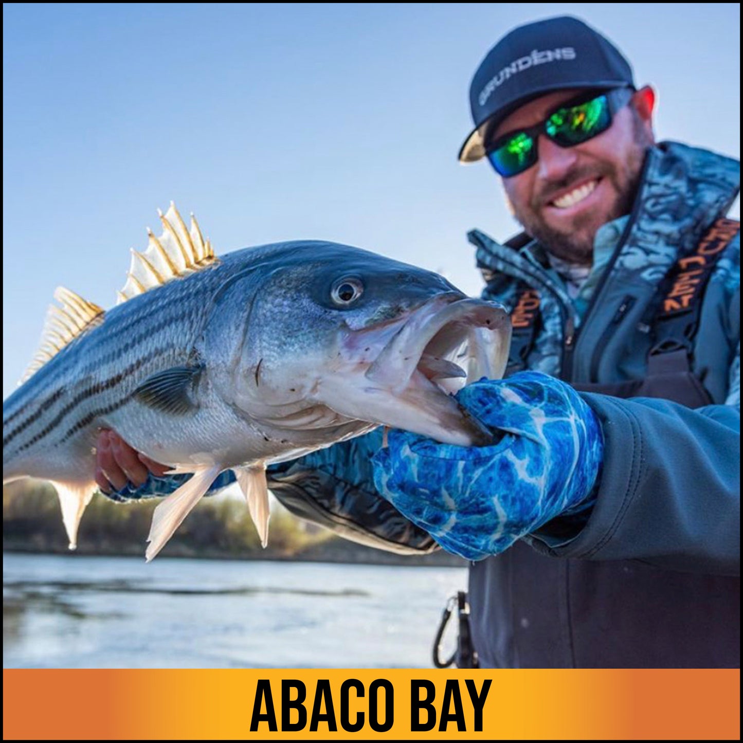 The Abaco Bay Sun Glove is the most popular model in our sun protection line. Independently tested and verified, it is rated at the maximum protection of UPF 50+. Providing both hand and wrist protection, this glove is great for any of your outdoor adventures. 2