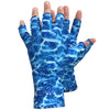 Abaco Bay Sun Glove - Blue Camo